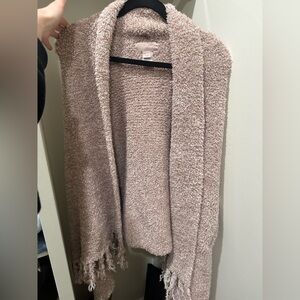 Barefoot Dreams Women's Cardigan in Mauve/Pink Beige